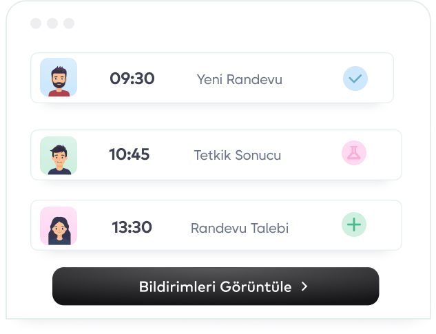 Clinic management dashboard showing automated appointment scheduling
